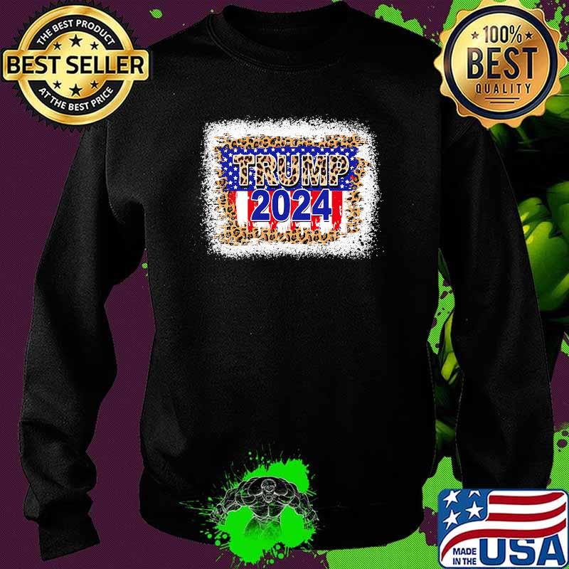Trump 2024 election democrat leopard Sweater Trump 2024 election democrat leopard Sweater