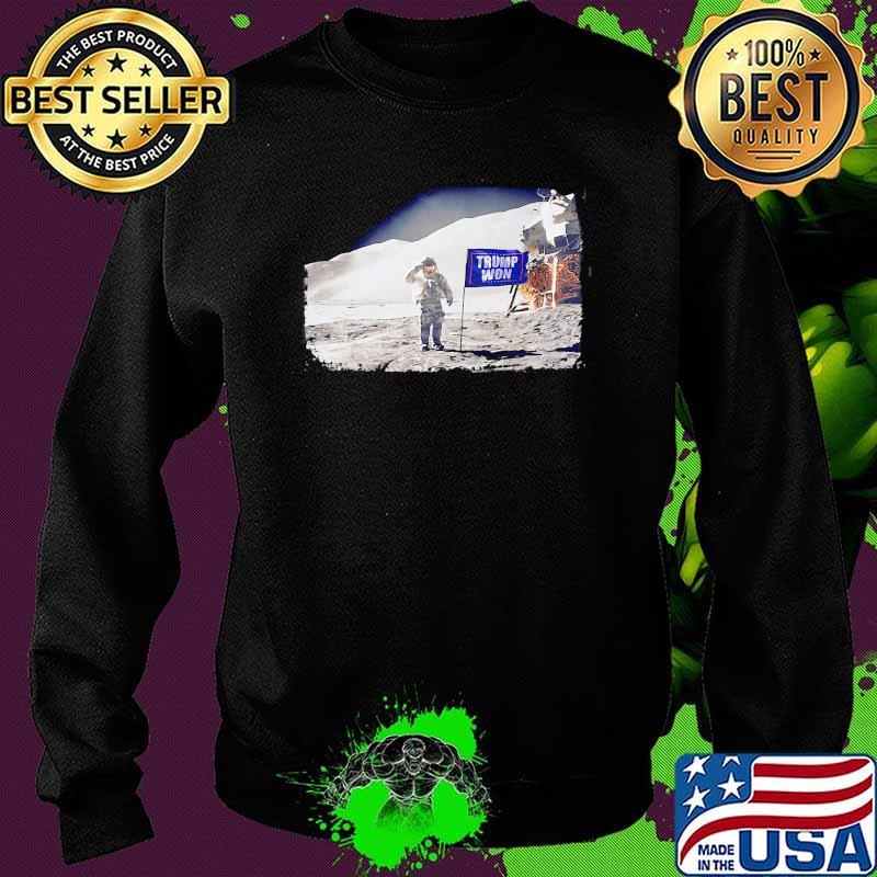Trump won stars the moon flag Sweater Trump won stars the moon flag Sweater