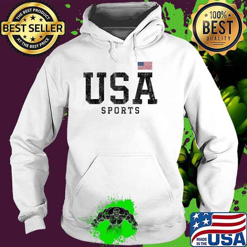 USA Sports Patriotic American Flag T-Shirt Hoodie USA Sports Patriotic American Flag T-Shirt Hoodie