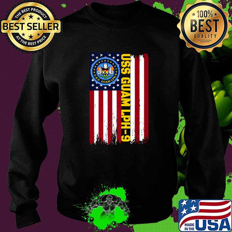 USS Guam LPH-9 Landing Platform Helicopter Veterans Day Premium T-Shirt Sweater USS Guam LPH-9 Landing Platform Helicopter Veterans Day Premium T-Shirt Sweater