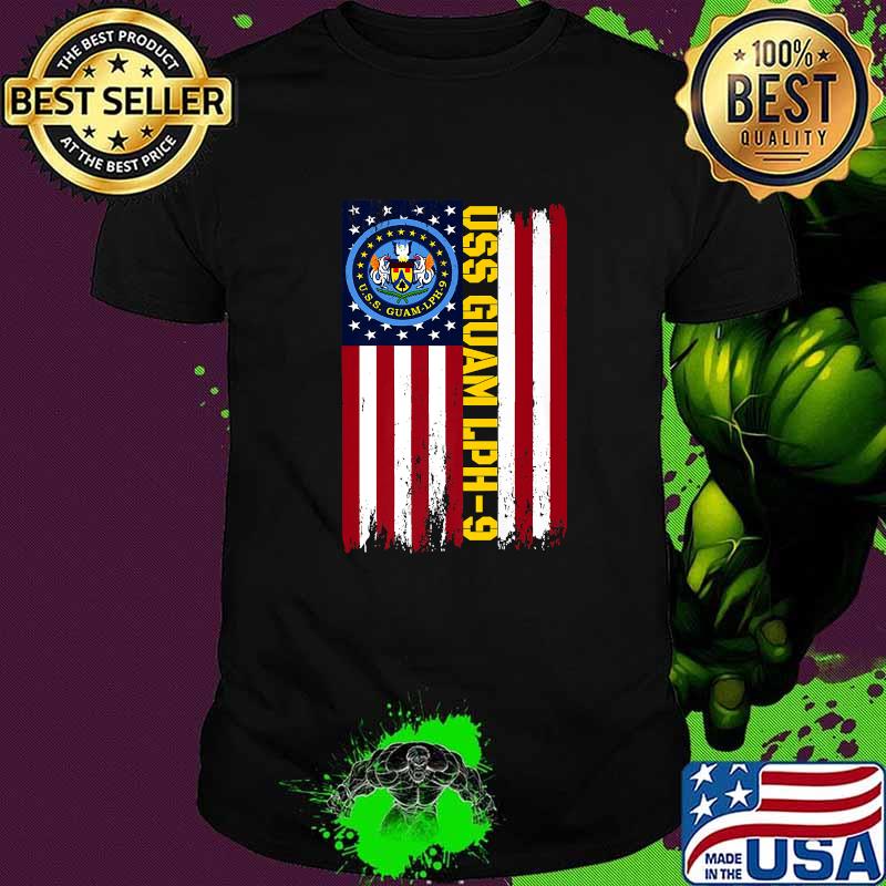 USS Guam LPH-9 Landing Platform Helicopter Veterans Day Premium T-Shirt