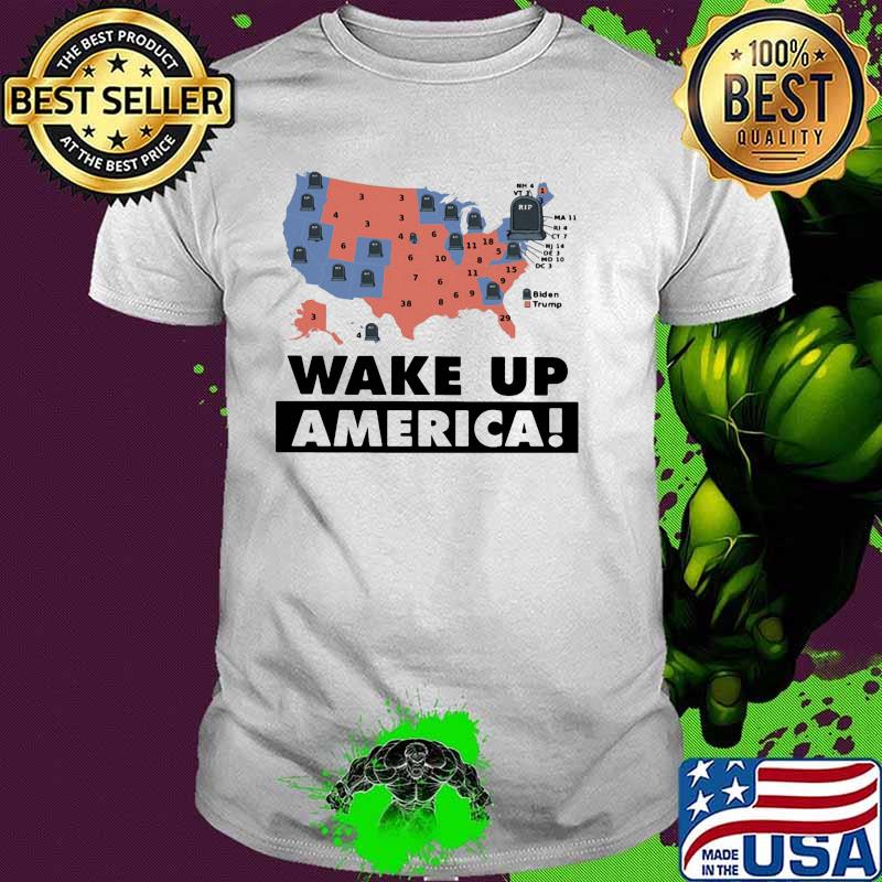 Wake up america flag shirt
