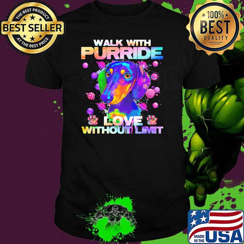 Walk with purride love without limit watercolor shirt