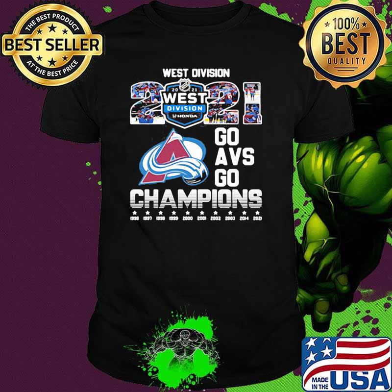 West division honda go avs go champions shirt