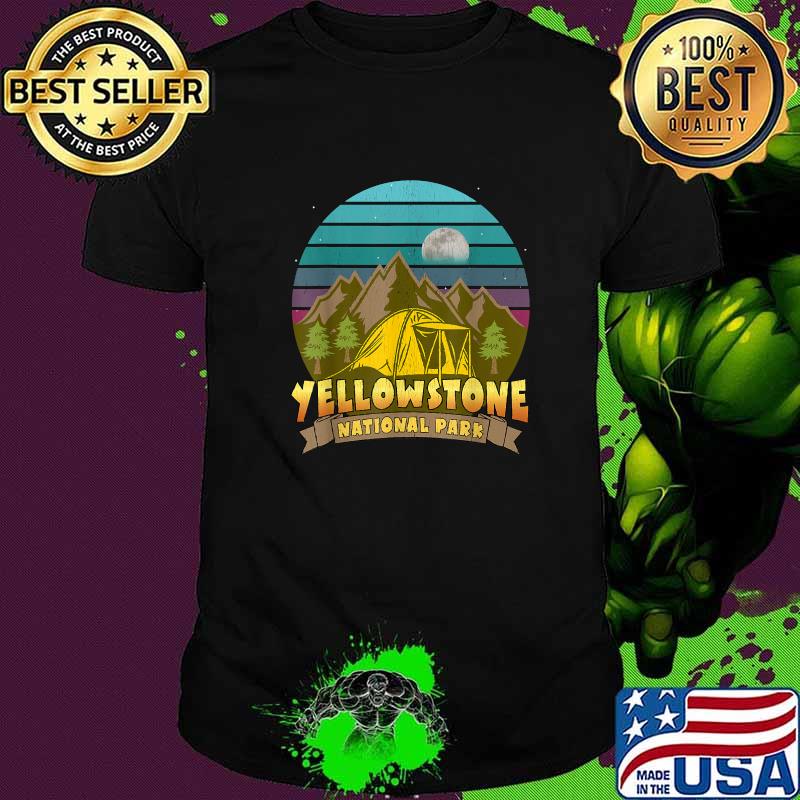 Yellowstone National Park Camping Vintage T-Shirt