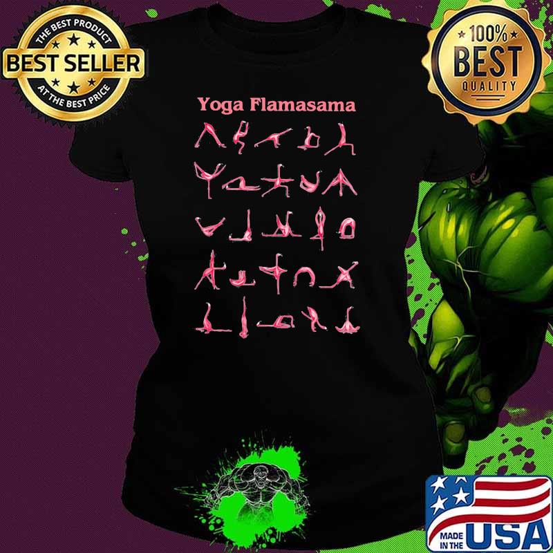 Yoga Flamasama Flamingo Shir Ladies tee Yoga Flamasama Flamingo Shir Ladies tee