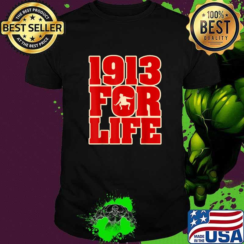 -1913 For Life Elephant Sigma-Theta Hand Sign T-Shirt