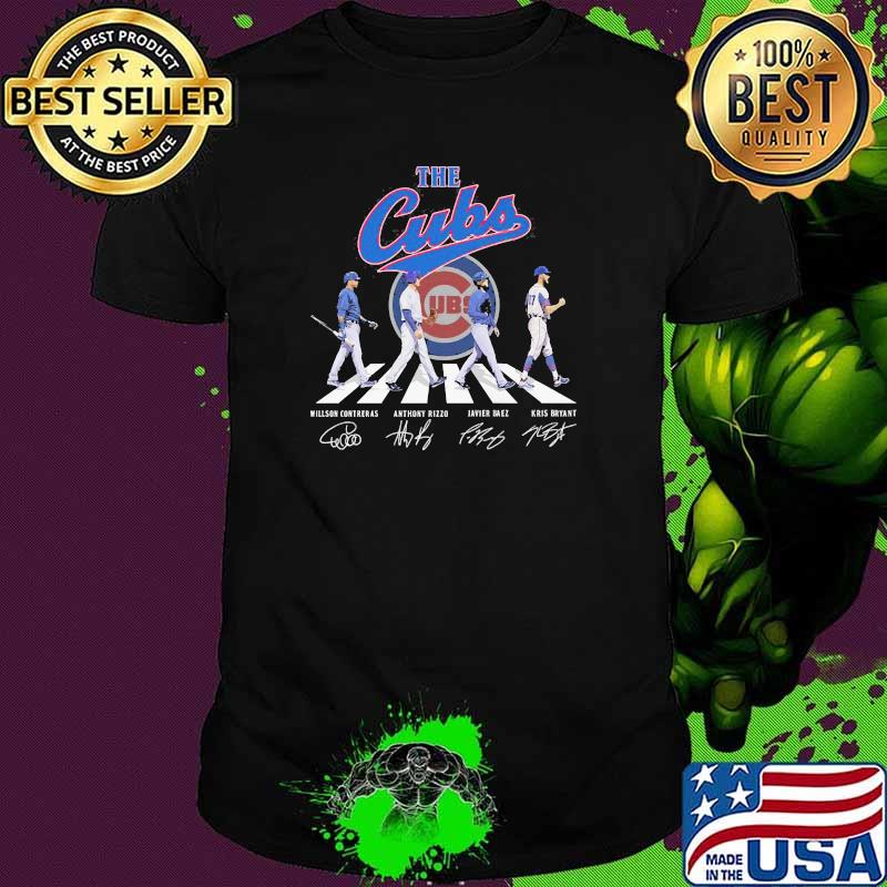 Abbey road the cubs signatures shirt
