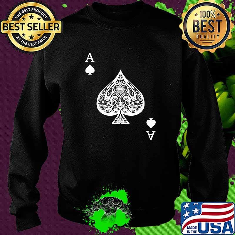 Ace Of Spades Costume - Playing Card Costume Ace Spade T-Shirt Sweater Ace Of Spades Costume - Playing Card Costume Ace Spade T-Shirt Sweater