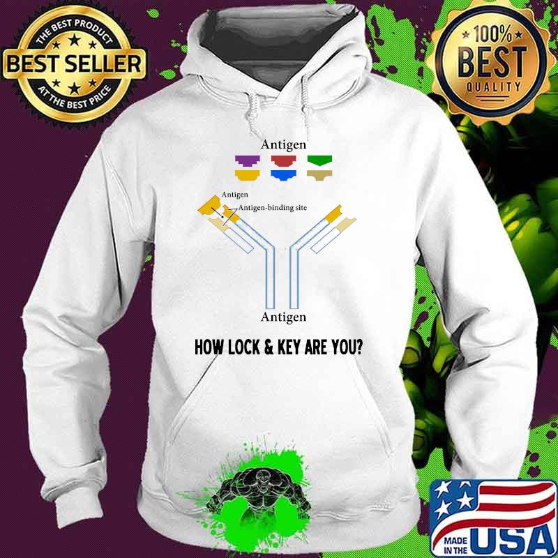 Antigen how lock and key are you biochemistry Hoodie Antigen how lock and key are you biochemistry Hoodie