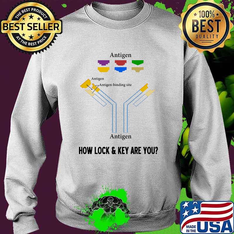 Antigen how lock and key are you biochemistry Sweater Antigen how lock and key are you biochemistry Sweater