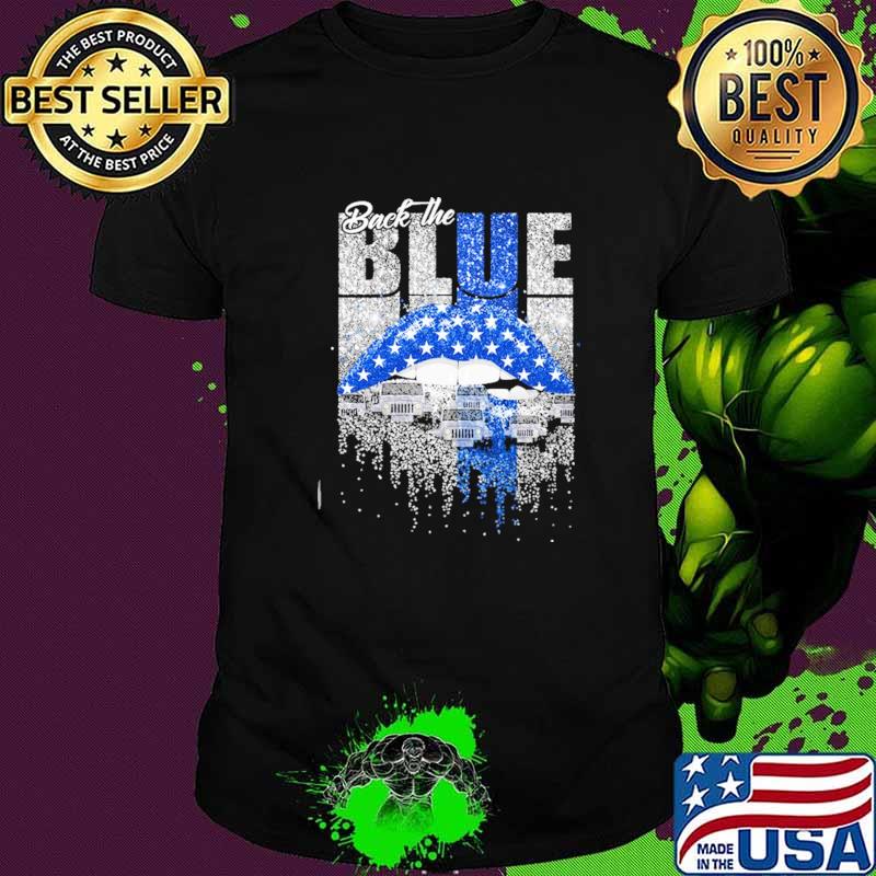 Back The Blue Jeep Shirt