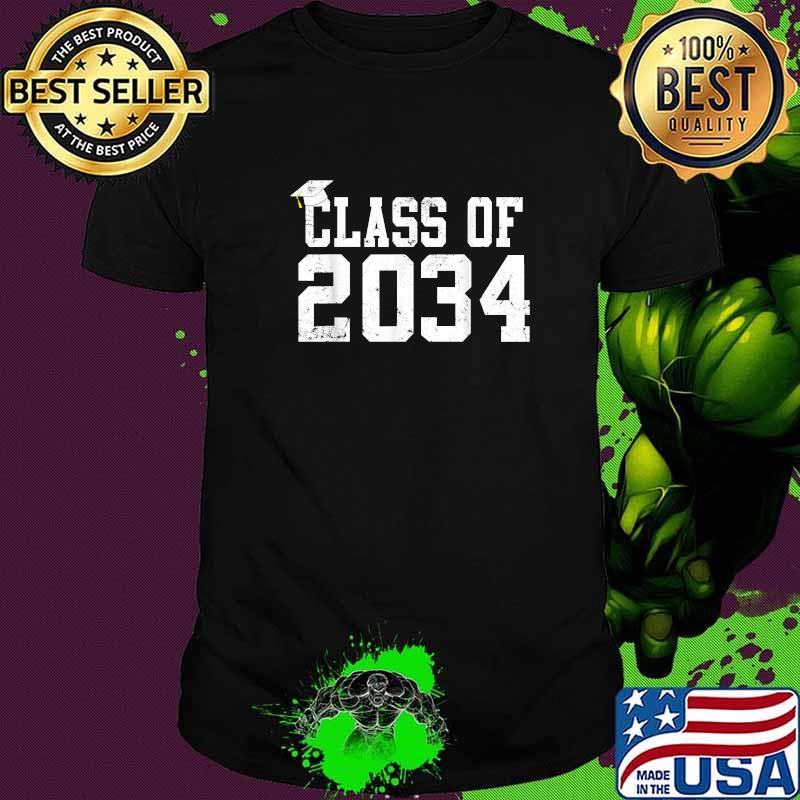 Best class Of 2034 Grow With Me First Day Of School Graduation T-Shirt