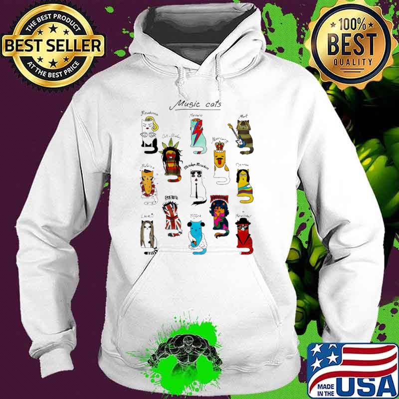 Best music Cat Rock Pop Shirt Hoodie Best music Cat Rock Pop Shirt Hoodie