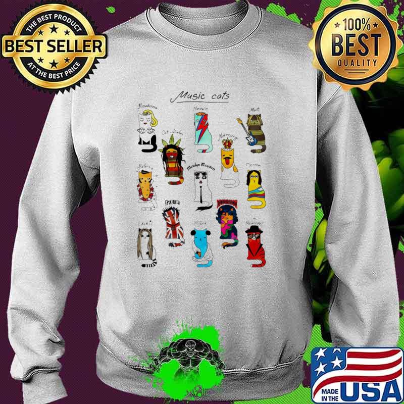 Best music Cat Rock Pop Shirt Sweater Best music Cat Rock Pop Shirt Sweater