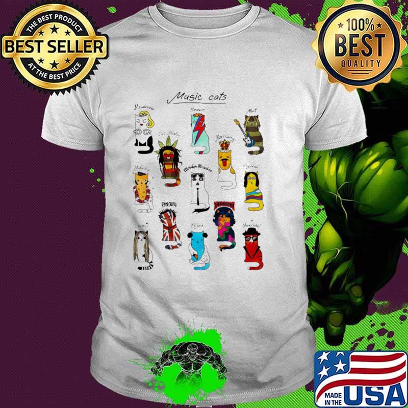 Best music Cat Rock Pop Shirt