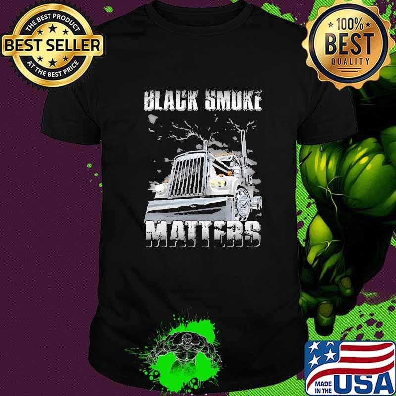 Black smoke matters truck shirt