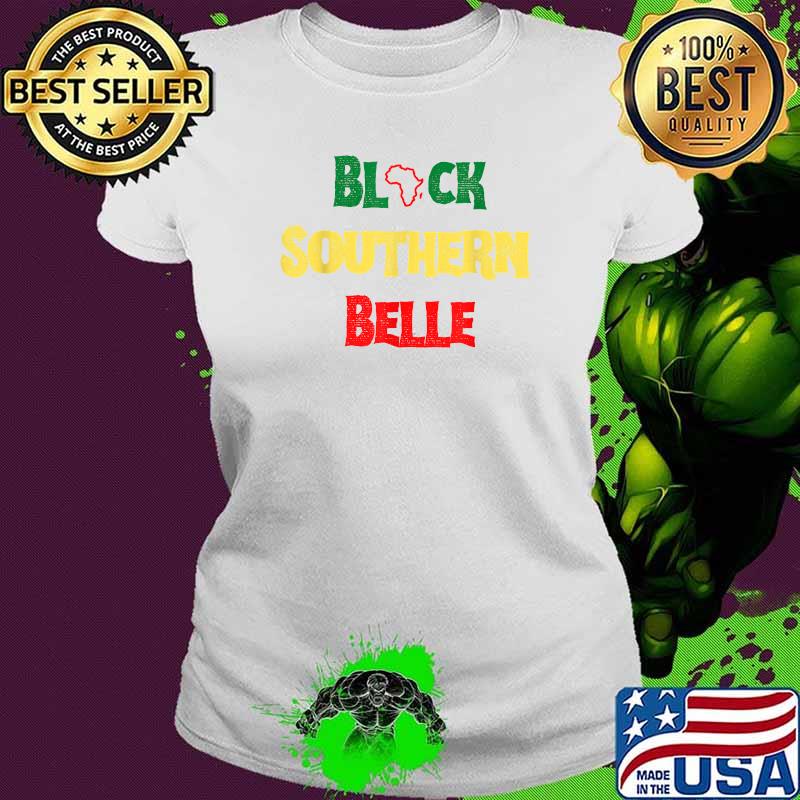 Black Southern Belle T-Shirt Ladies tee Black Southern Belle T-Shirt Ladies tee