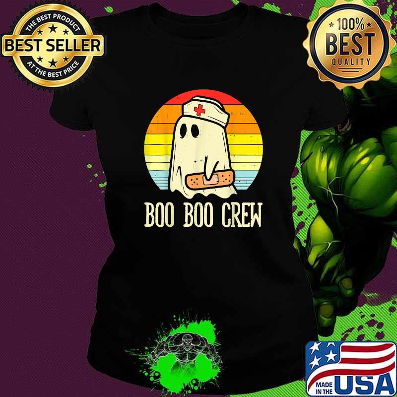 Boo Boo Crew Nurse Halloween For Nurses RN Ghost T-Shirt Ladies tee Boo Boo Crew Nurse Halloween For Nurses RN Ghost T-Shirt Ladies tee