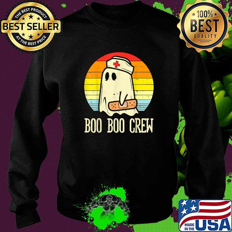 Boo Boo Crew Nurse Halloween For Nurses RN Ghost T-Shirt Sweater Boo Boo Crew Nurse Halloween For Nurses RN Ghost T-Shirt Sweater