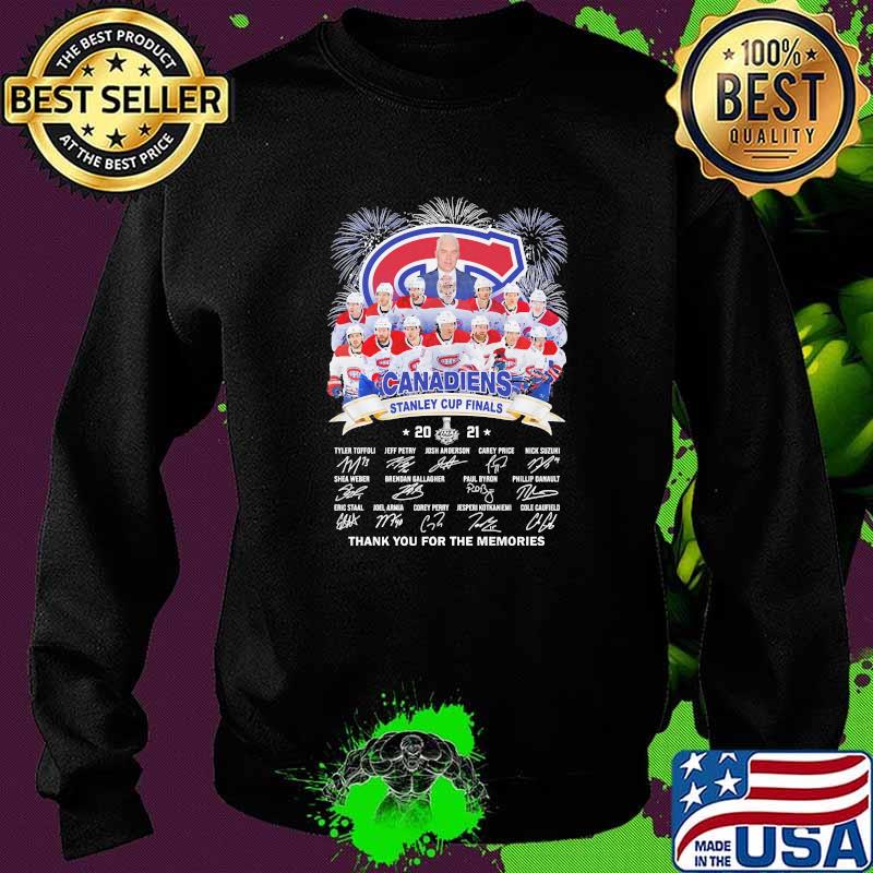 Canadiens stanley cup finals thank you for the memories firework signature Sweater Canadiens stanley cup finals thank you for the memories firework signature Sweater