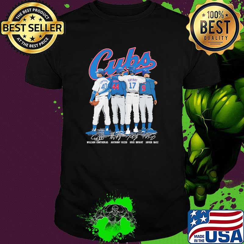 Chicago cubs signatures shirt