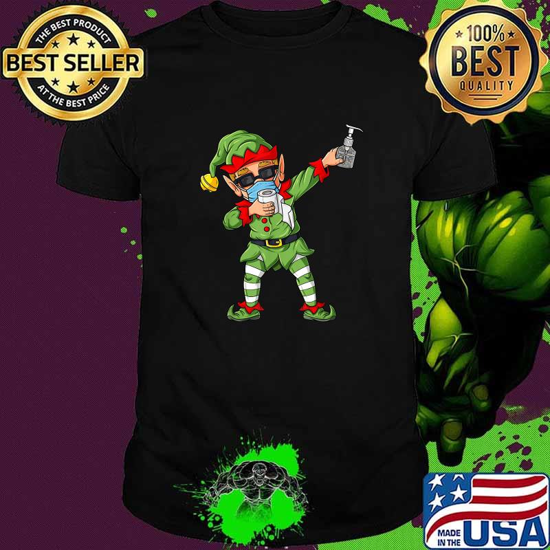 Dabbing Elf Family Matching Christmas Boys Xmas T-Shirt