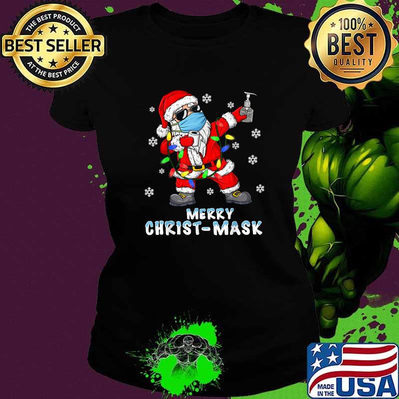 Dabbing Santa Claus Merry Christmas Xmas T-Shirt Ladies tee Dabbing Santa Claus Merry Christmas Xmas T-Shirt Ladies tee