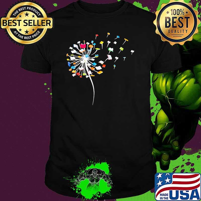 Dandelion books librarian shirt