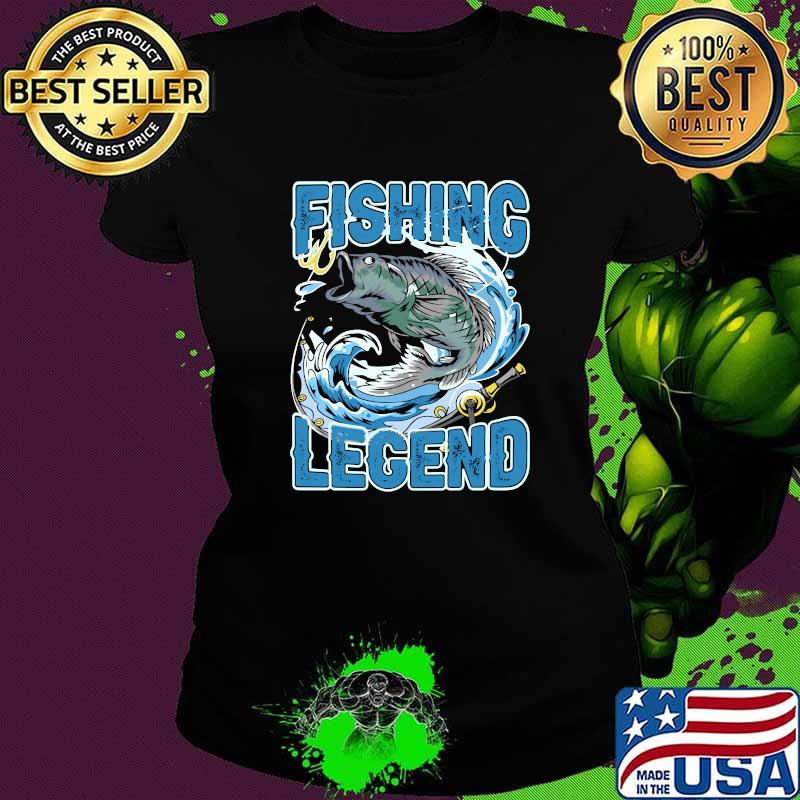 Fishing Legend T-Shirt Ladies tee Fishing Legend T-Shirt Ladies tee