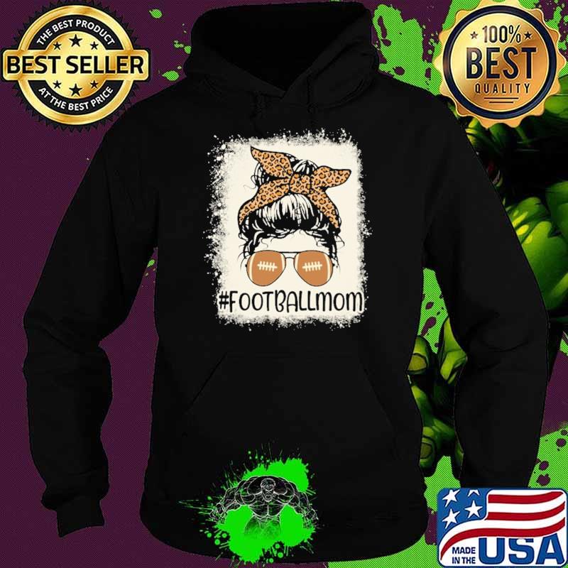 Football Mom Lepoard Shirt Hoodie Football Mom Lepoard Shirt Hoodie