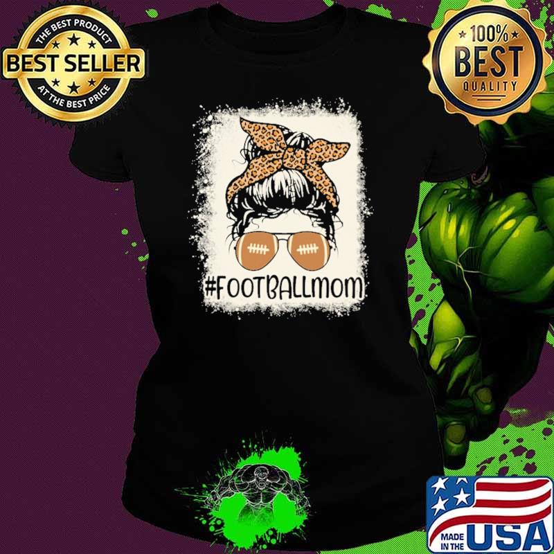 Football Mom Lepoard Shirt Ladies tee Football Mom Lepoard Shirt Ladies tee