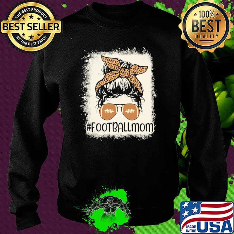 Football Mom Lepoard Shirt Sweater Football Mom Lepoard Shirt Sweater