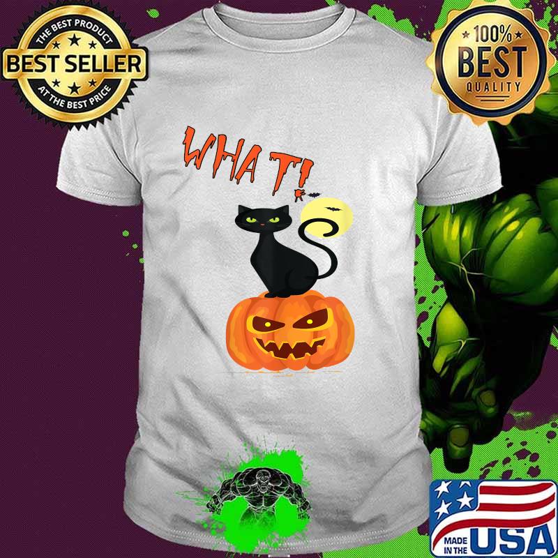 Halloween and Scary Cat T-Shirt