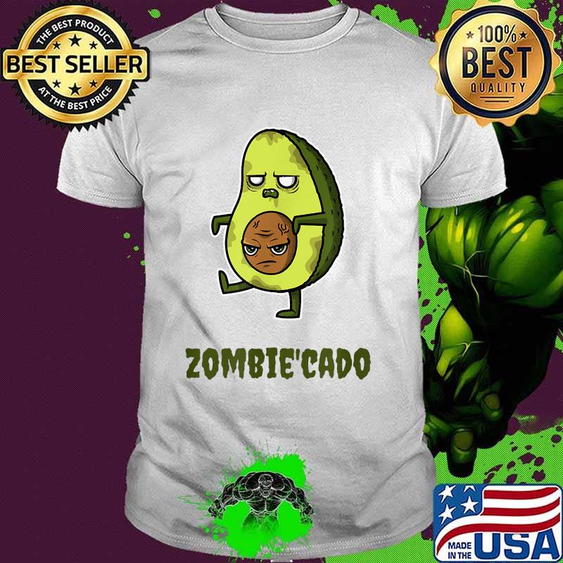 Halloween Scary Zombie Zombie'Cado Avocado T-Shirt