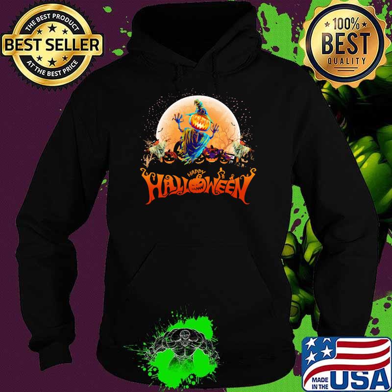 Happy halloween blood moon witch pumpkin Hoodie Happy halloween blood moon witch pumpkin Hoodie