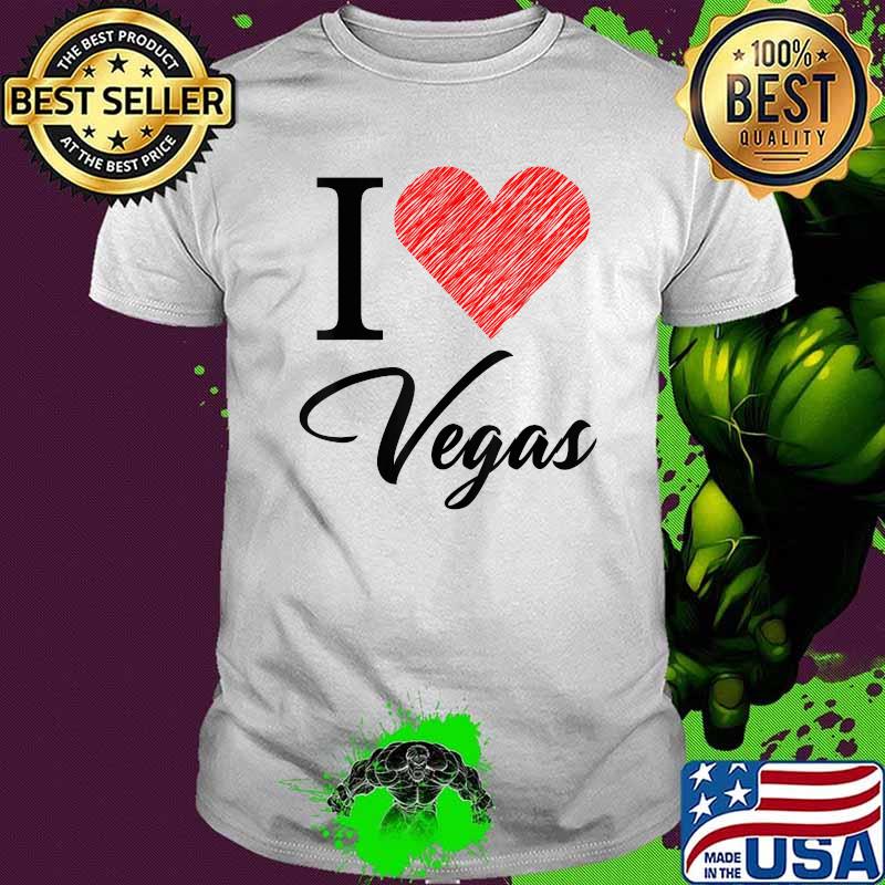 I Love Las Vegas Shirts Heart Gift or Souvenir Nevada T-Shirt