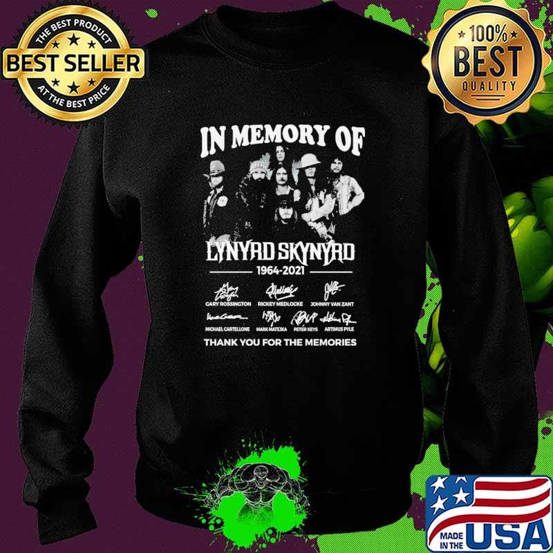 In Memeory Of Lynyrd Skynyrd Thank You For The Memories Shirt Sweater In Memeory Of Lynyrd Skynyrd Thank You For The Memories Shirt Sweater