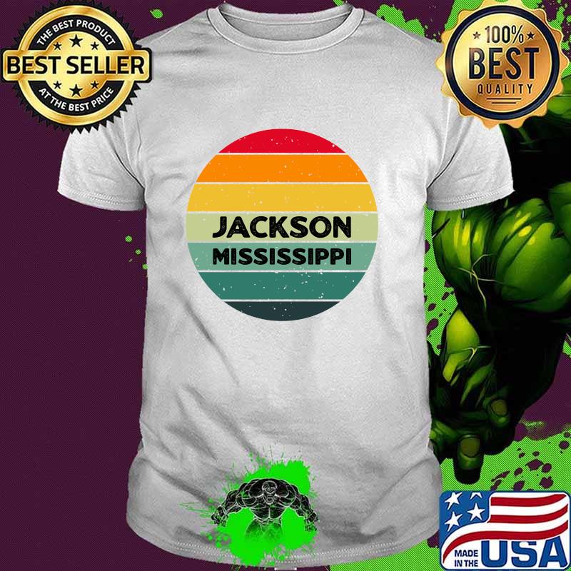 Jackson Mississippi Resident Local Native Citizen Hometown Vintage T-Shirt