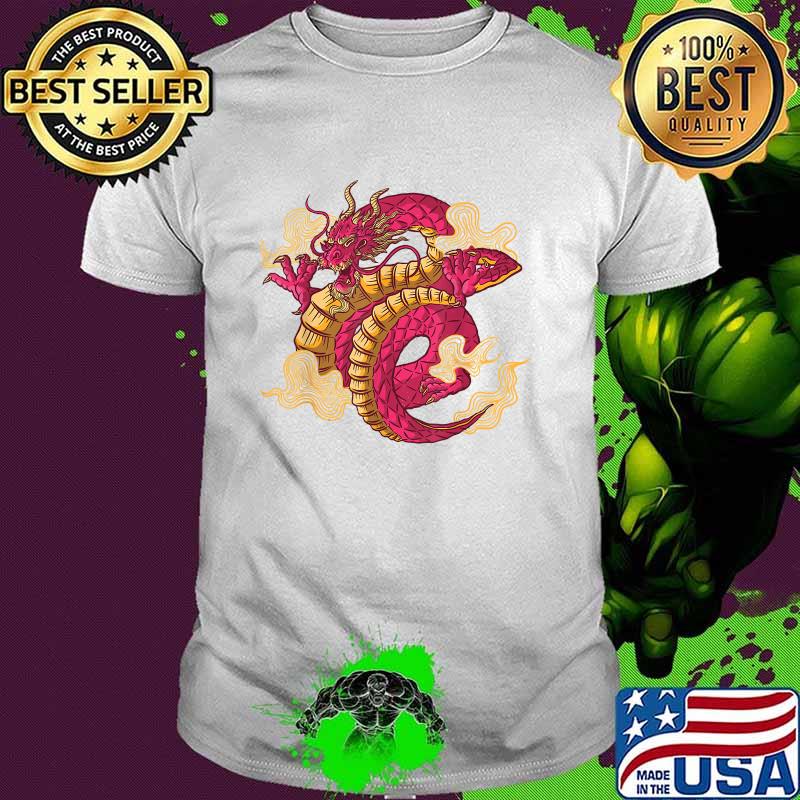 Japanese Tokyo Dragon Asian tattoo inspired retro 80’s style T-Shirt