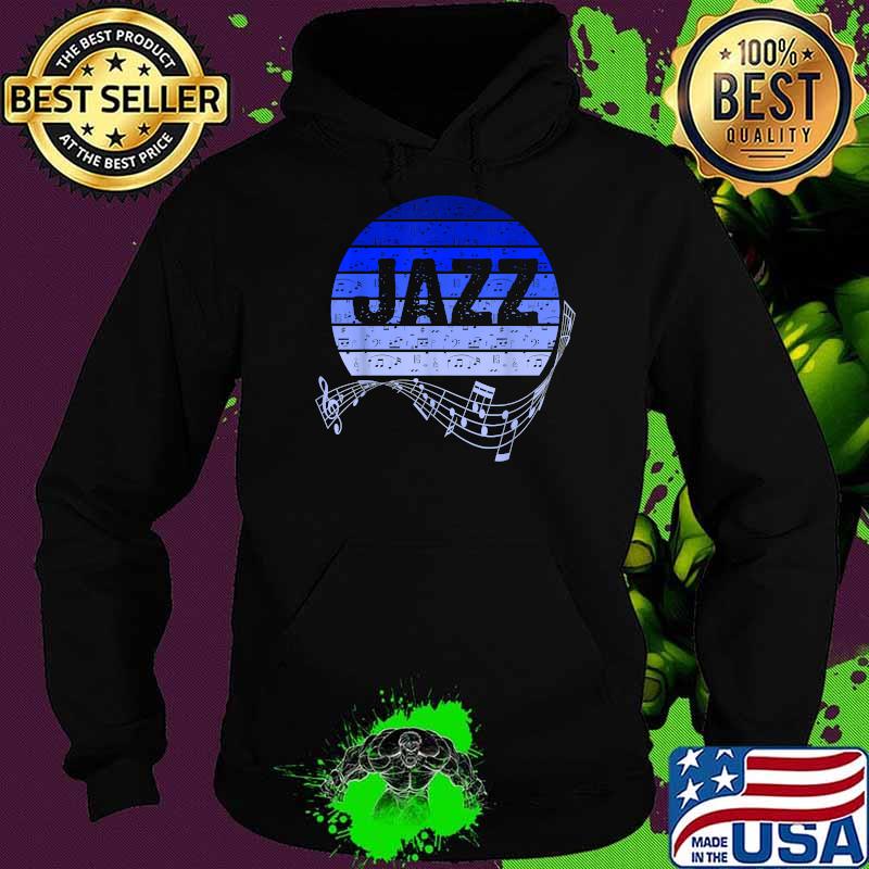 Jazz Musician Blue T-Shirt Hoodie Jazz Musician Blue T-Shirt Hoodie