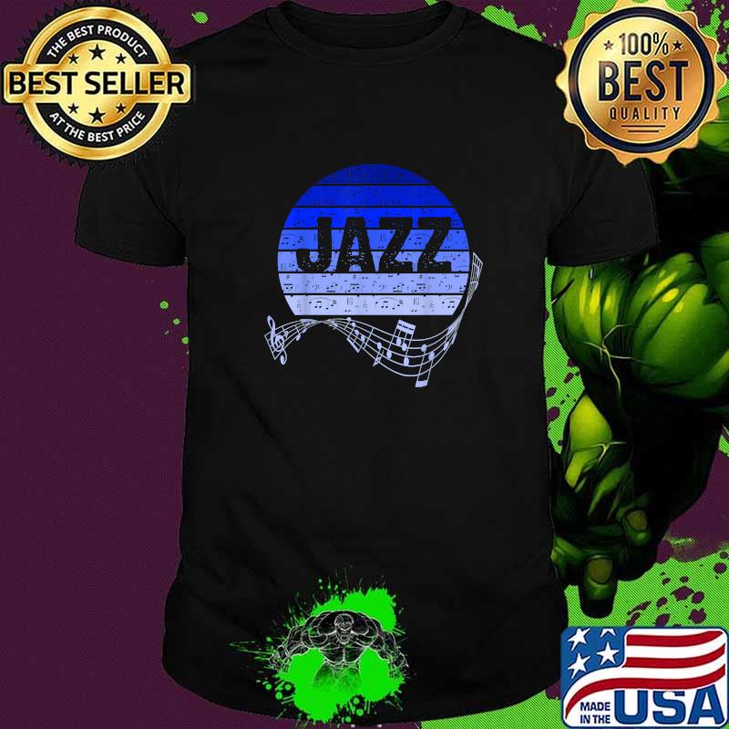 Jazz Musician Blue T-Shirt Jazz Musician Blue T-Shirt