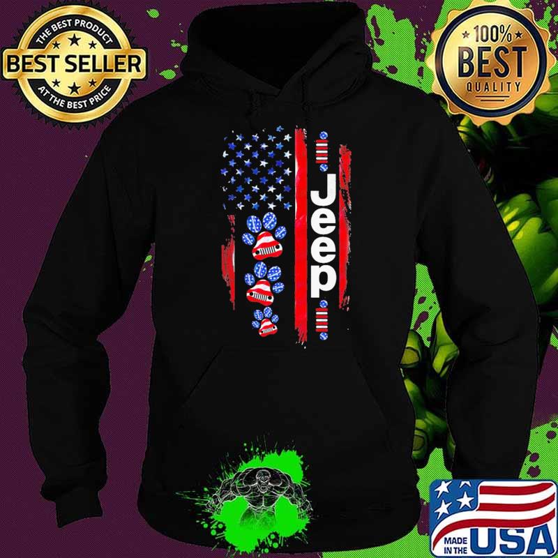Jeep Dogs American Flag Shirt Hoodie Jeep Dogs American Flag Shirt Hoodie