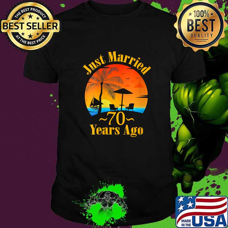 Just Married 70 years Ago VIntage T-Shirt