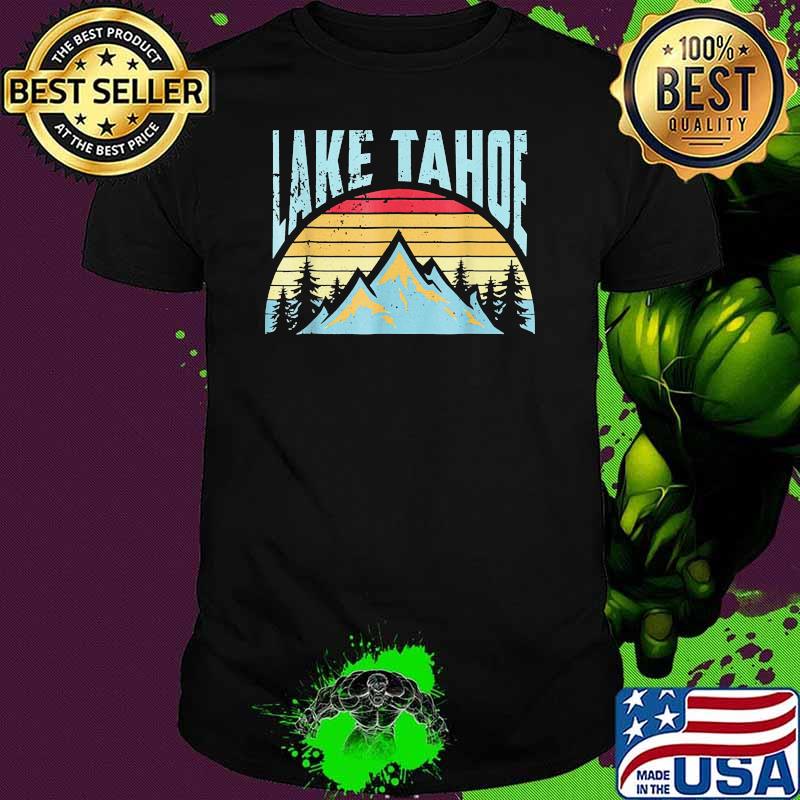Lake tahoe ski mountain vintage shirt