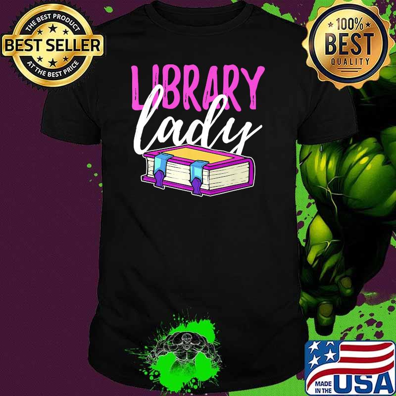 Library lady book shirt