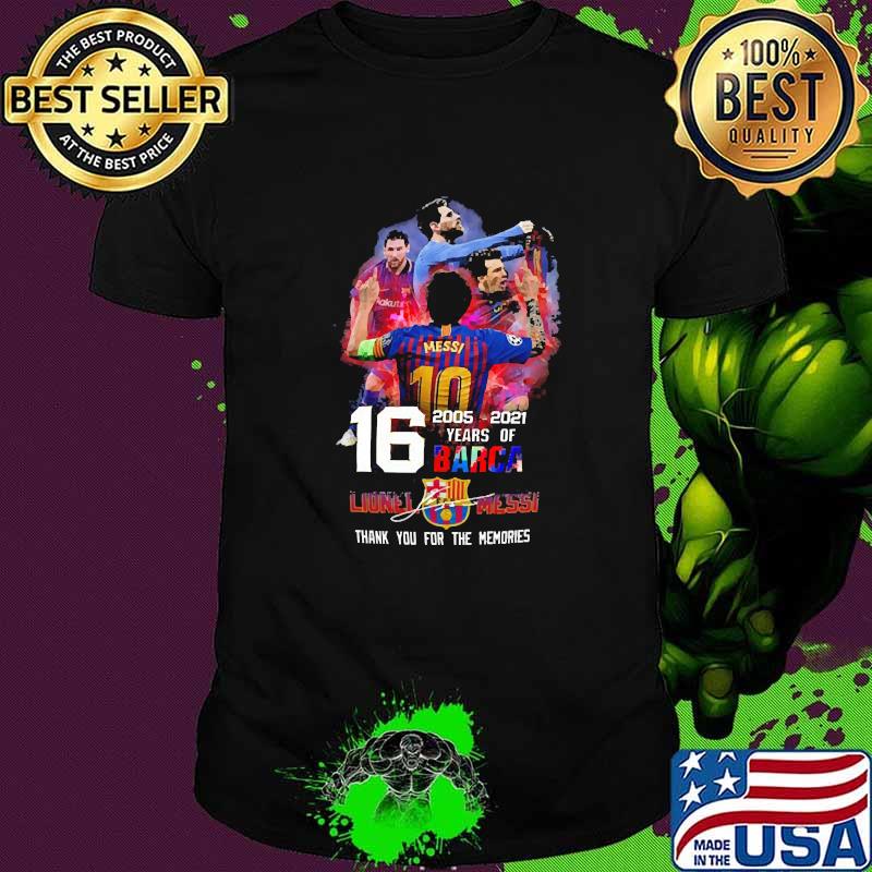 Lionel Messi Thank You For The Memories Signature Shirt