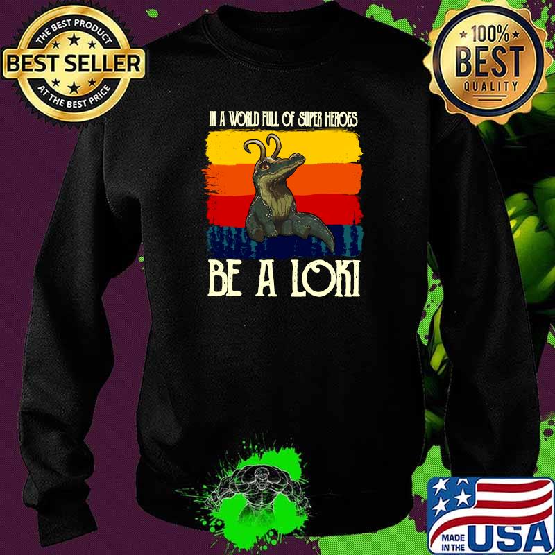 Loki SuperHeroes Alligator T-Shirt Sweater Loki SuperHeroes Alligator T-Shirt Sweater
