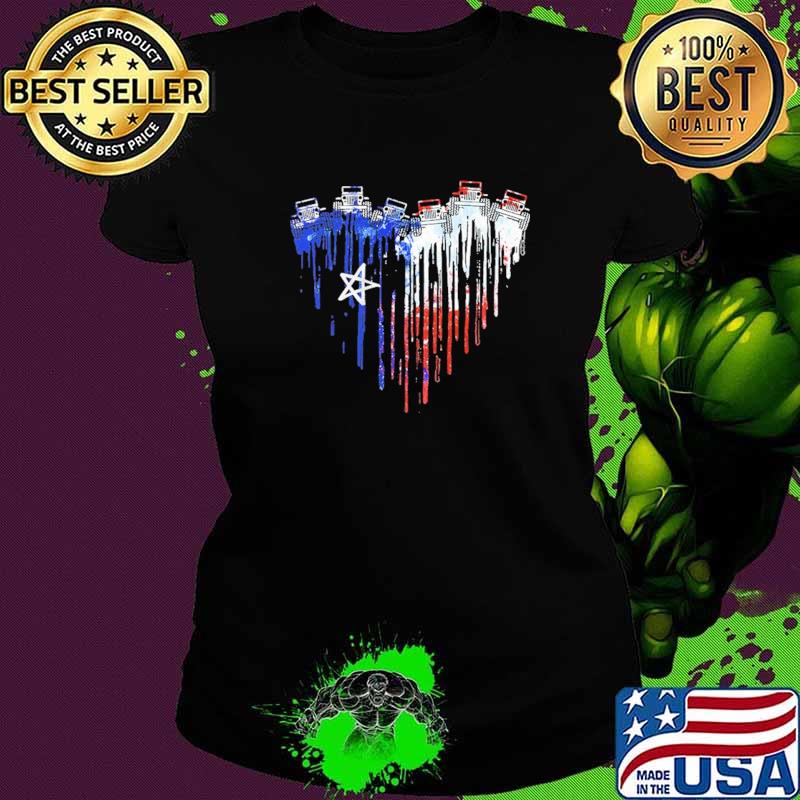 Love Jeep Heart American Flag Shirt Ladies tee Love Jeep Heart American Flag Shirt Ladies tee