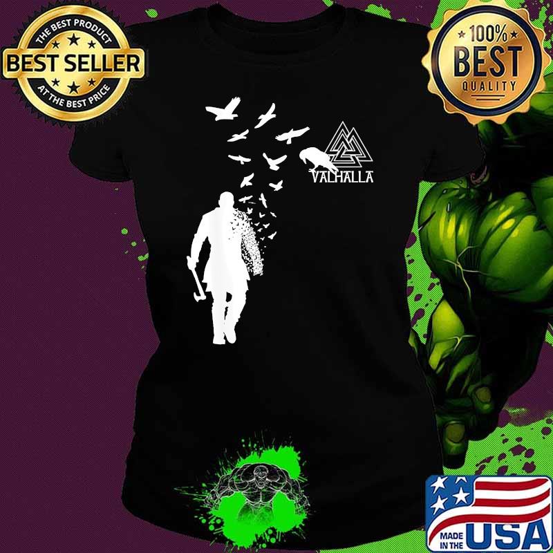 Man bird valhalla logo Ladies tee Man bird valhalla logo Ladies tee